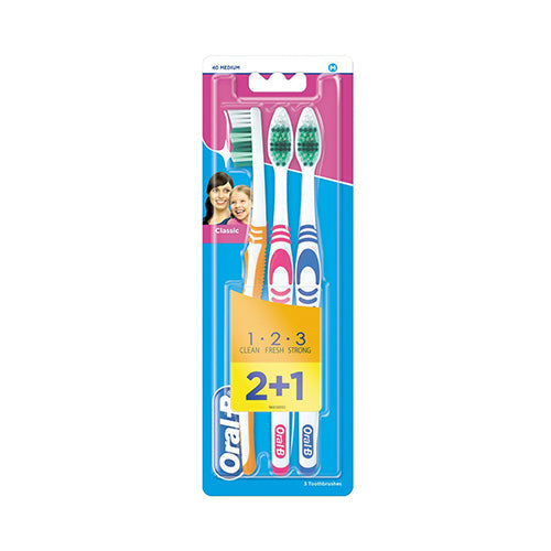 Oral-B Classic 40 Medium Buy 2 Take 1
