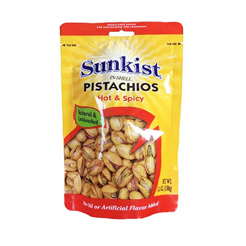 Sunkist Pistachios Hot And Spicy 150g