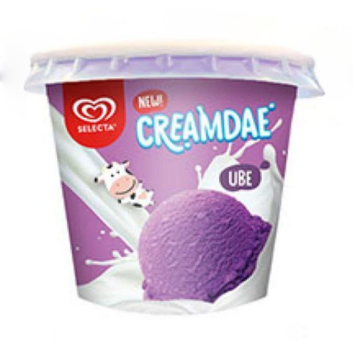 Selecta Cups Ube Creamdae 100ml x 4's