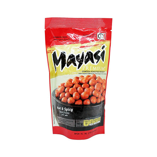 Mayasi Premium Roasted Peanut Hot And Spicy 80g