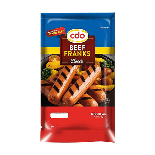 CDO Beef Franks Regular 1kg