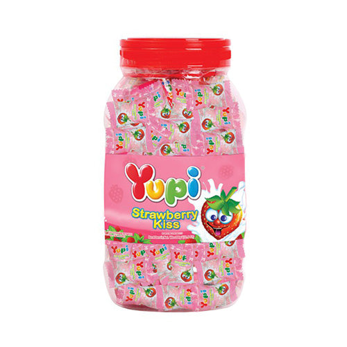 Yupi Strawberry Kiss Jar 300g