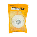 Firefly Ceiling Receptacle White 3 1/2" E27 FEDCRW103