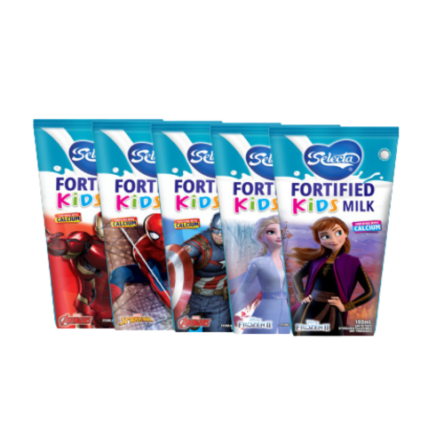 Selecta Fortified Kids Milk Sakto Pack 180ml