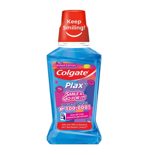 Colgate Plax Peppermint Smile And Go 60ml