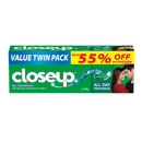 Close Up Toothpaste Menthol Fresh 175g x 2's Value Twin Pack