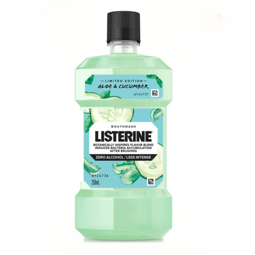Listerine Mouthwash Aloe And Cucumber 250ml