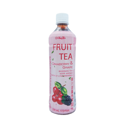 Chin Chin Fruit Tea Drink Cranberry And Grape 530ml