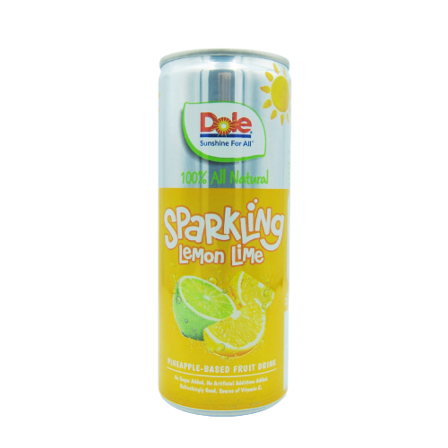 Dole Sparkling Fruit Drink Lemon Lime 240ml