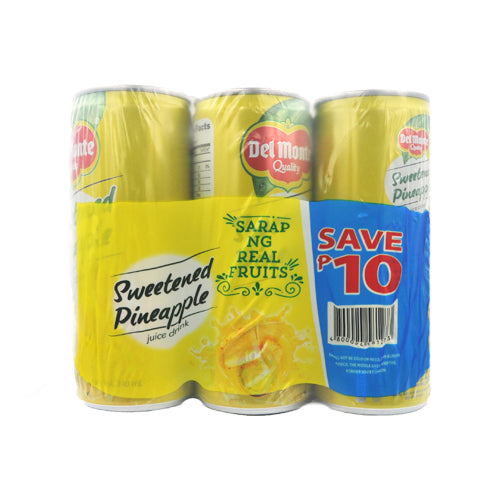 Del Monte Sweetened Pineapple 240ml x 6's