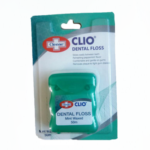Cleene Dental Floss Mint Waxed Regular 50m
