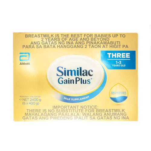 Similac Gain Plus BIB Three 2400g