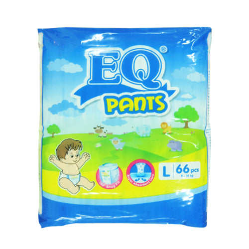 EQ Pants Diaper Mega Pack Large 66's