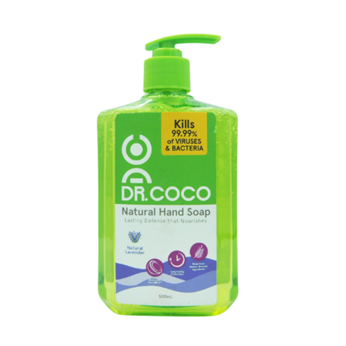 Dr. Coco Natural Hand Soap Lavender Pump 500ml