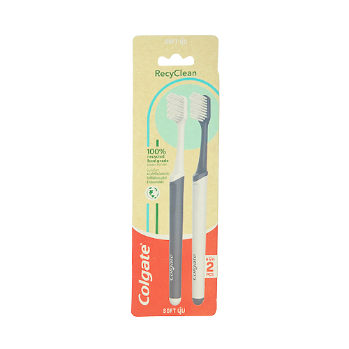 Colgate Toothbrush Recyclean Soft 2's