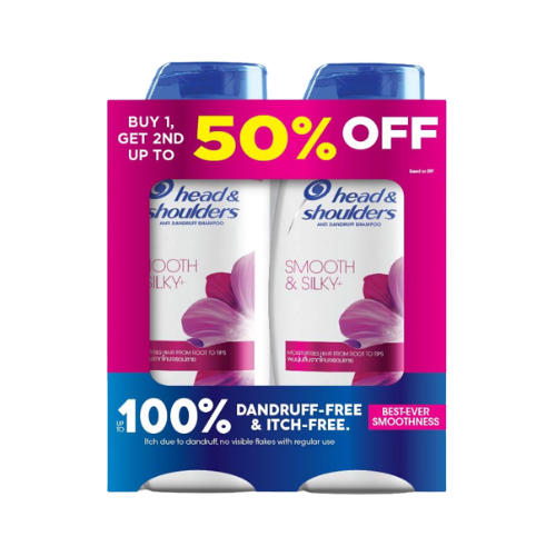 Head N Shoulders Smooth And Silky Shampoo 170ml x 2's