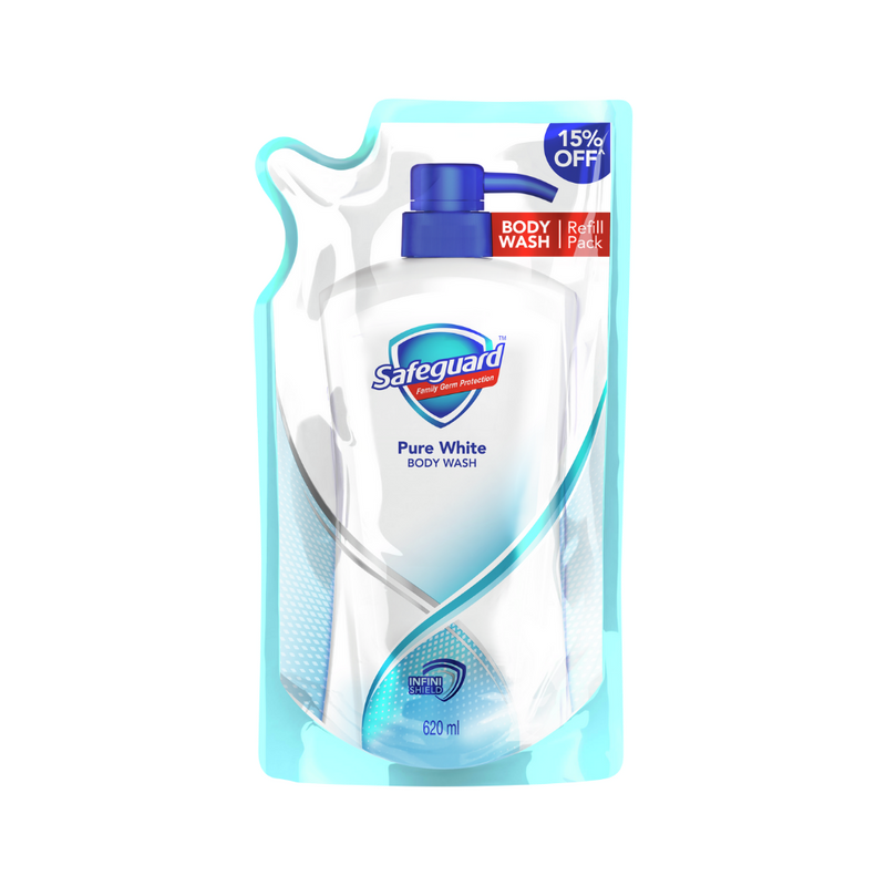 Safeguard Body Wash Pure White SUP 620ml