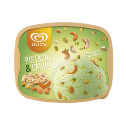 Selecta Ice Cream Pistachio And Cashew 1.3L