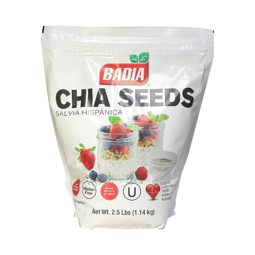 Badia Chia Seeds 1.14 (2.5lbs.)