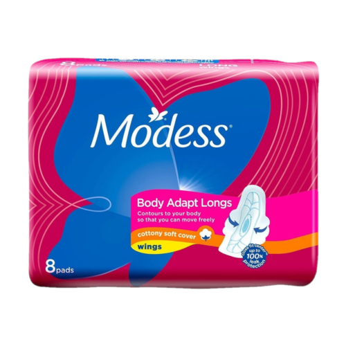 Modess Ultra Thin Body Adapt Longs With Wings 8's
