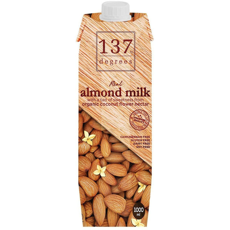 137 Degrees Milk:REAL ALMOND MILK:1000ml