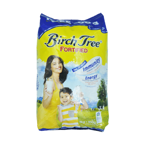 Birch Tree Fortified Milk 1kg + 100g
