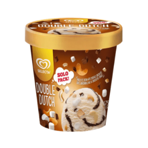 Selecta Solo Pack Ice Cream Double Dutch 450ml