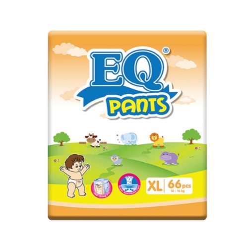 EQ Pants Diaper Mega Pack XL 66's