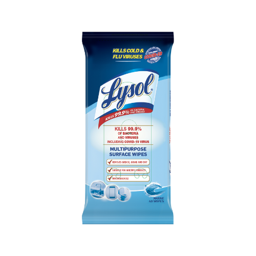 Lysol Multi Purpose Surface Wipes Marine 40's