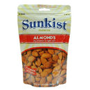 Sunkist Dry Roasted Light And Salted Almonds 140g
