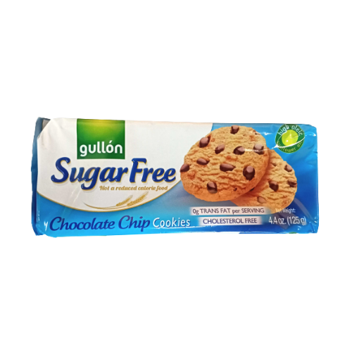 Gullon Sugar Free Chocolate Chips Cookies 125g