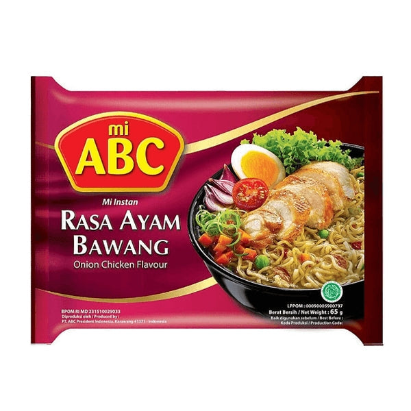 ABC Rasa Ayam Bawang Instant Noodle Onion Chicken Flavour 65g