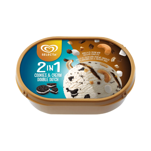 Selecta Frozen Selecta Double Supreme Double Dutch/Cookies N' Cream 750ml